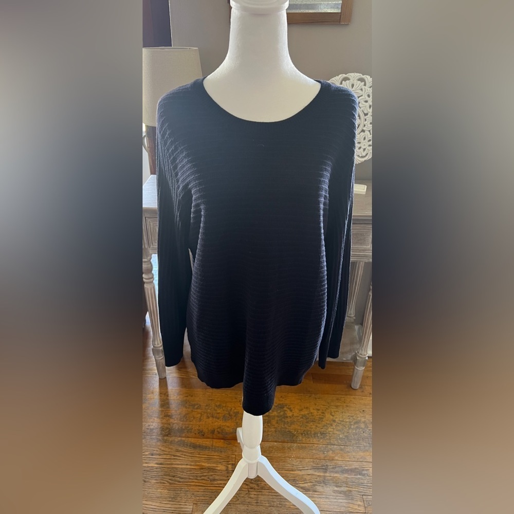 SOHO New York & Company Open Back Sweater